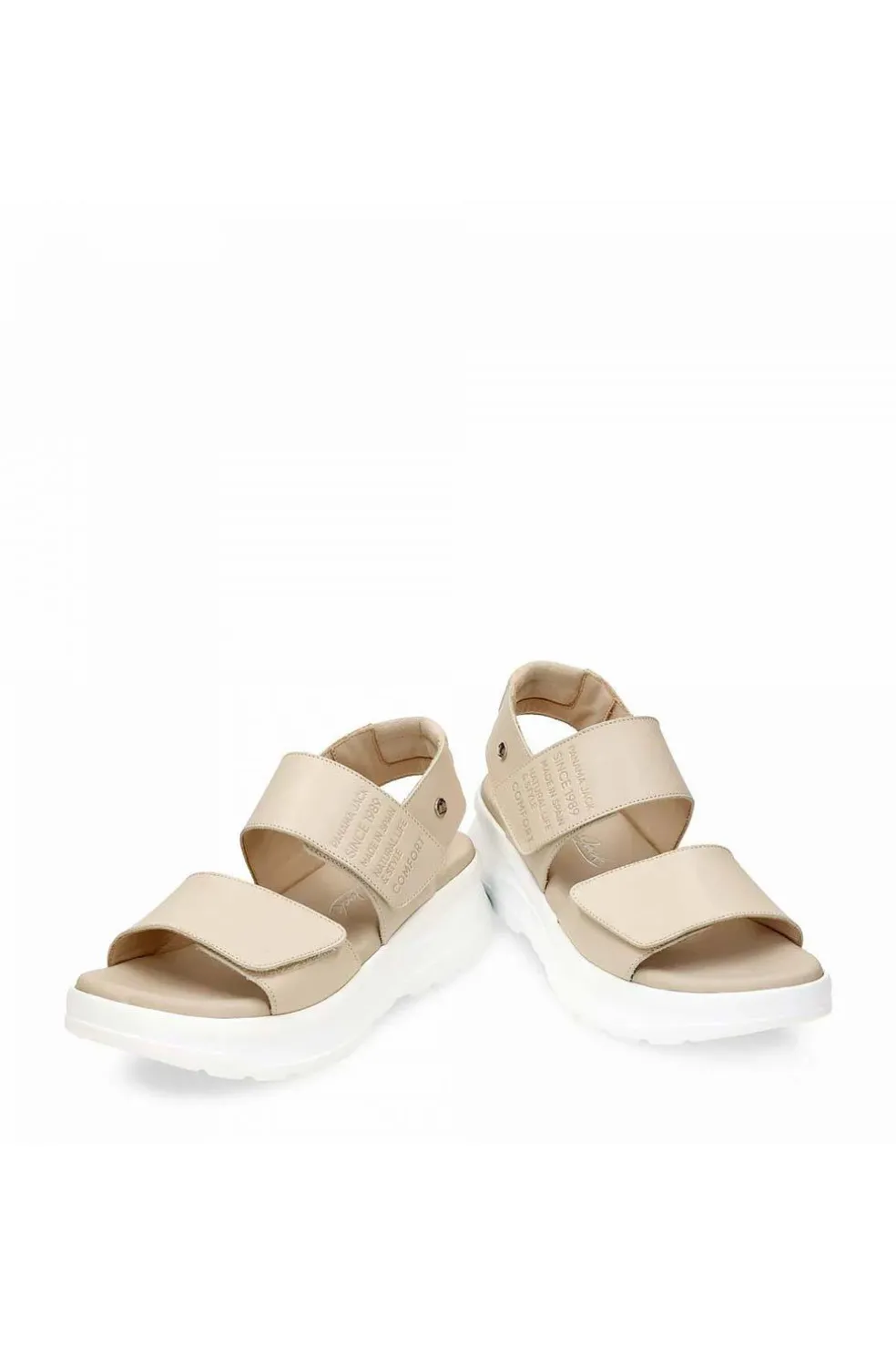 Sandalia mujer Panama Jack Noah B2 crudo