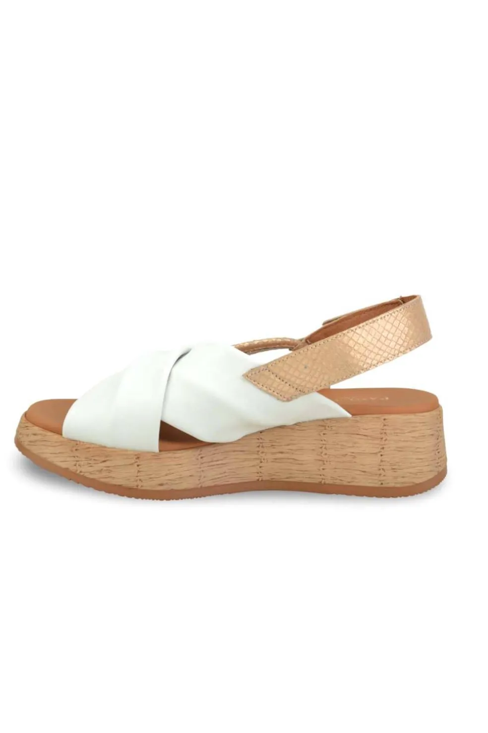 Sandalia Mujer Paula Urban 33 416 blanco platino