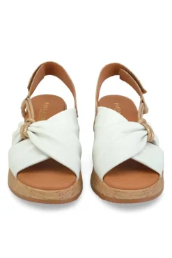 Sandalia Mujer Paula Urban 33 416 blanco platino