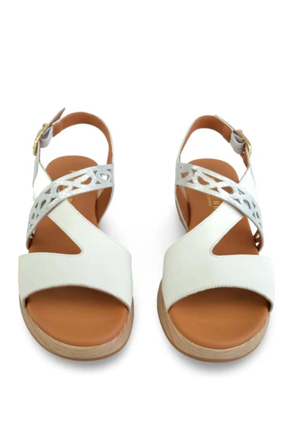 Sandalia Mujer Paula Urban 30 723 sunset blanco diamond plata