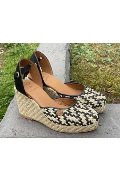 Sandalia Mujer Popa Cuña corcega bombay negro 041