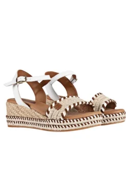 Sandalia Mujer Popa Cuña Zante Sutach Cuero