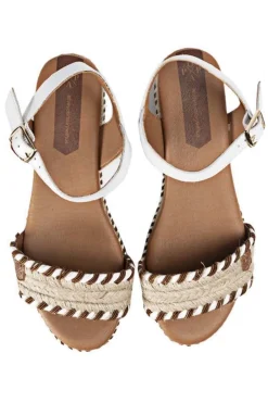 Sandalia Mujer Popa Cuña Zante Sutach Cuero