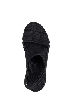 Sandalia Mujer Skechers arch fit footsteps sunny days 111461 black