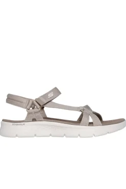 Sandalia Mujer Skechers GO WALK Flex Sandal Sublime 141451 Taupe