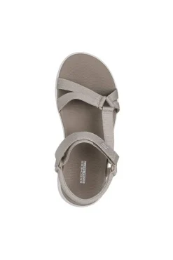 Sandalia Mujer Skechers GO WALK Flex Sandal Sublime 141451 Taupe