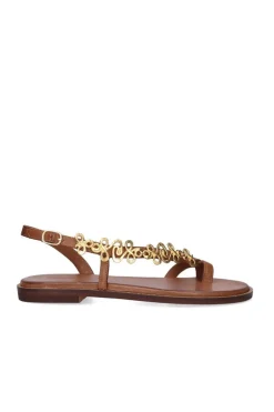 Sandalia Mujer Tsakiris Mallas 577 Chios Leather Tan Gold