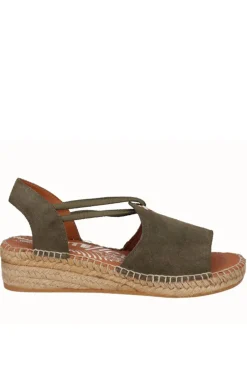 Sandalia Mujer Viguera 2196 Vitelo Militar