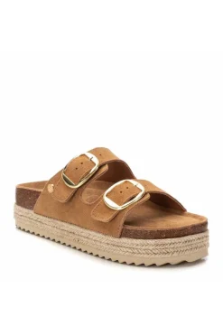 Sandalia Mujer xti 143635 serraje camel