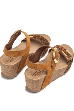 Sandalia Mujer Yokono Bari 255 Leopardo Setter