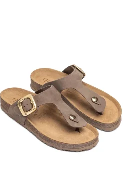Sandalia Mujer Yokono Granada 002 Tabaco