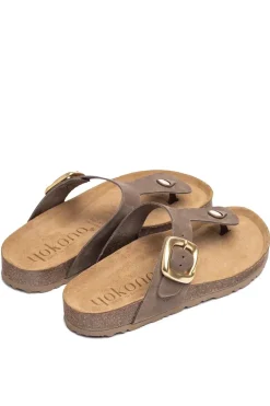 Sandalia Mujer Yokono Granada 002 Tabaco