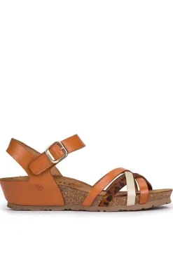 Sandalia Mujer Yokono Monaco 245 Leopardo Tan
