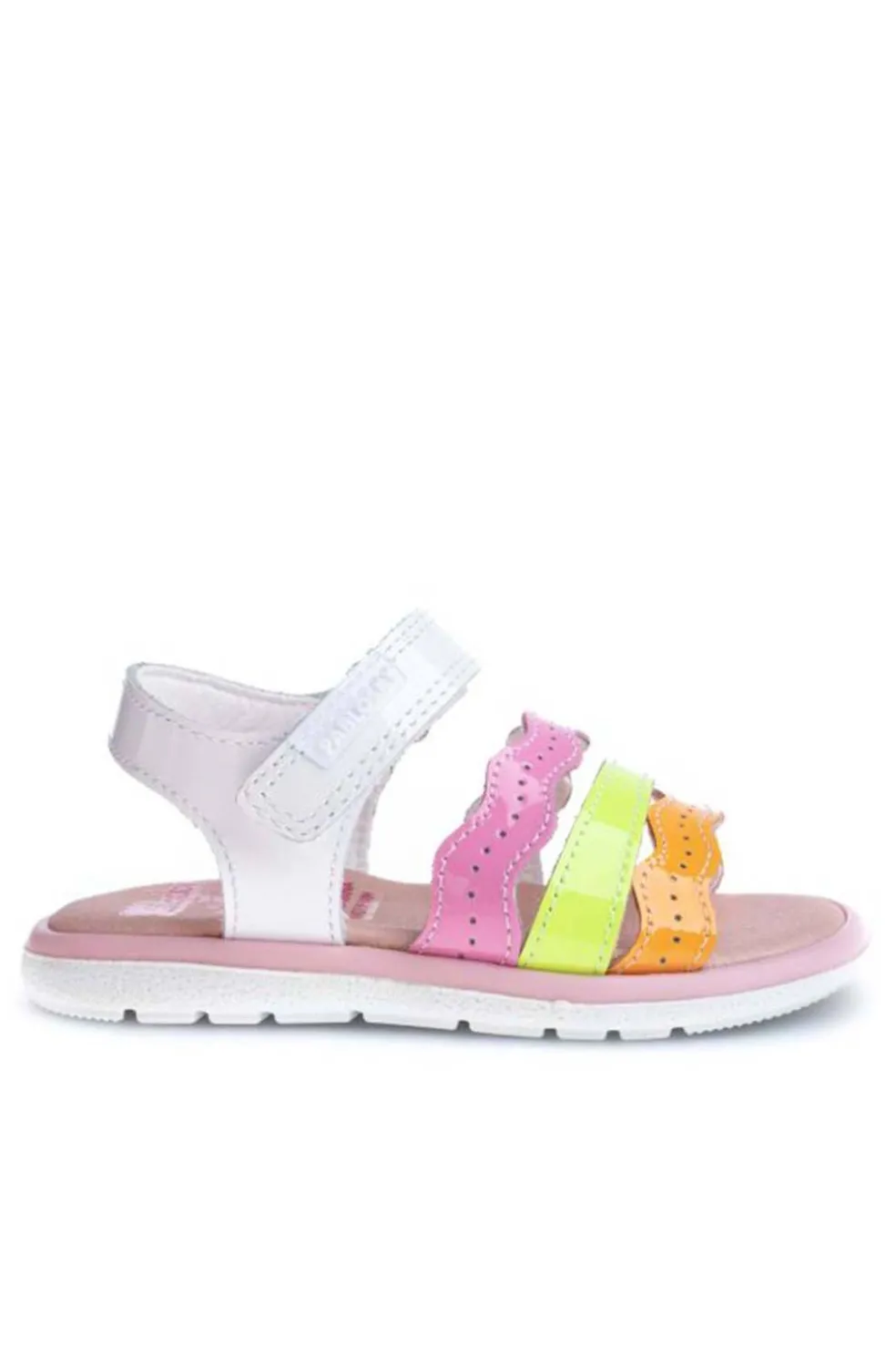 Sandalia Niña Pablosky Stepeasy 038509 Charol Blanco