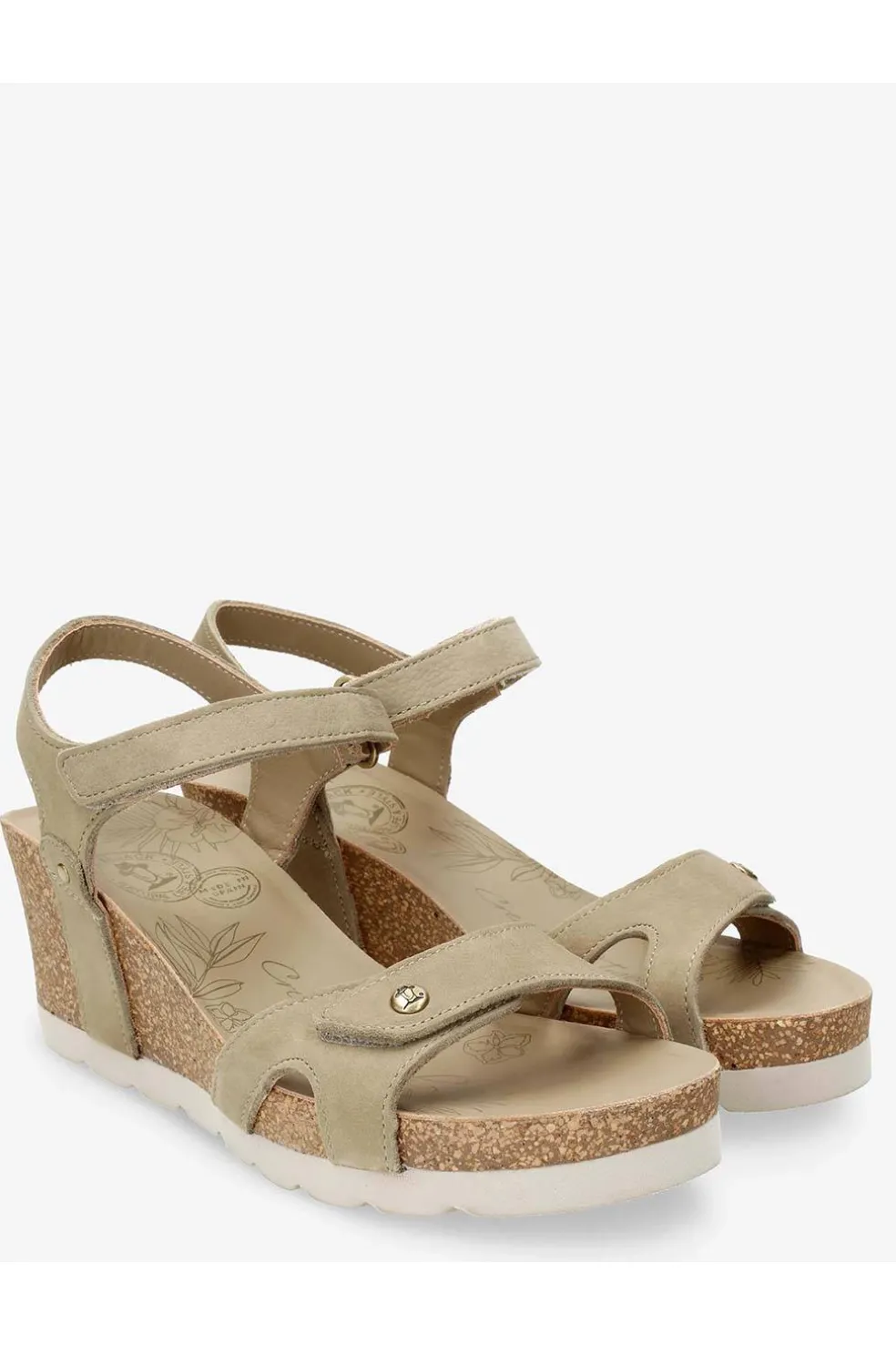 sandalia Panama Jack Julia b72 kaki