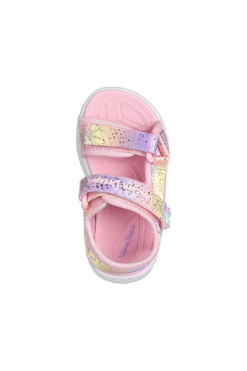 sandalia Skechers s lights unicorn dreams majestic bliss 302682l light pink multi