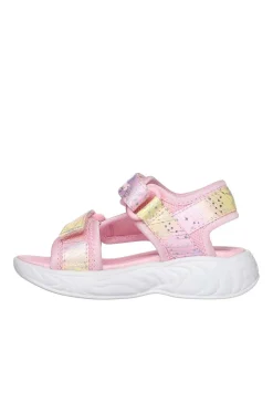 sandalia Skechers s lights unicorn dreams majestic bliss 302682l light pink multi