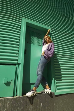 Sneaker Nemonic ibiza 2304 blanco fucsia