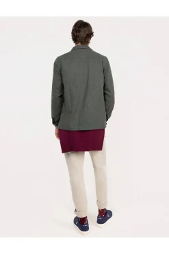 Sobrecamisa Hombre El Ganso Lana 1030W250036 Verde