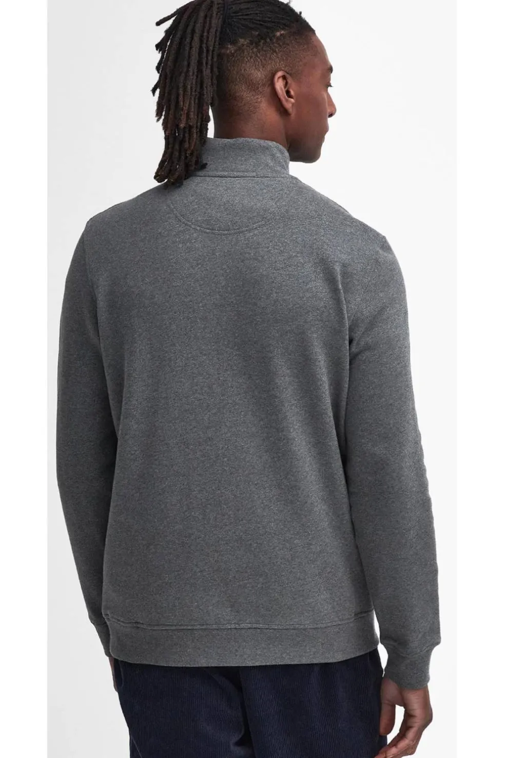 Sudadera Hombre Barbour Cotes Half Zip MOL0640GY53 Mid Grey Marl