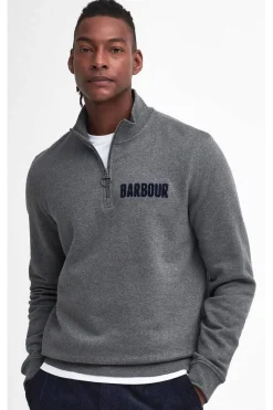 Sudadera Hombre Barbour Cotes Half Zip MOL0640GY53 Mid Grey Marl
