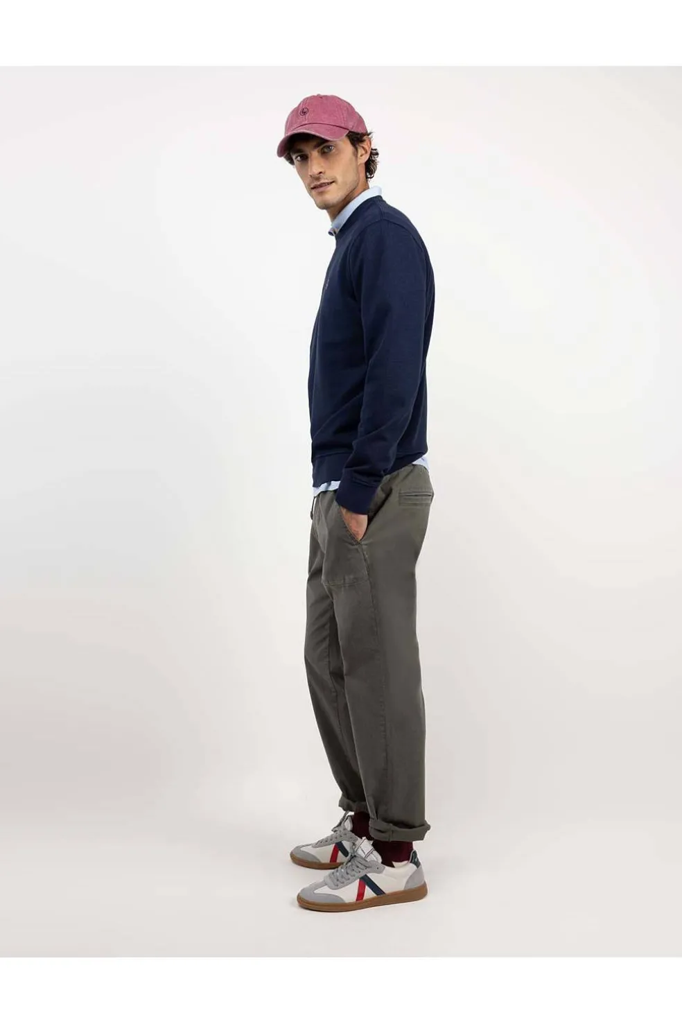 Sudadera Hombre El Ganso Cuello Caja 1100W250026 Marino