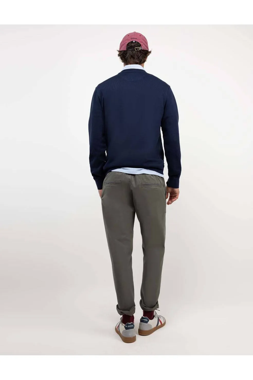 Sudadera Hombre El Ganso Cuello Caja 1100W250026 Marino