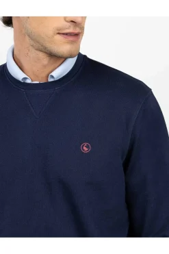 Sudadera Hombre El Ganso Cuello Caja 1100W250026 Marino