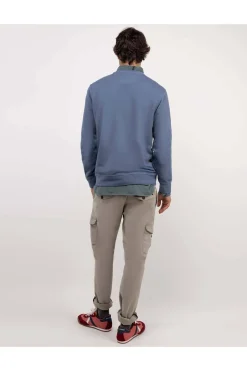 Sudadera Hombre El Ganso Cuello Caja 1100W250023 Petróleo