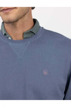 Sudadera Hombre El Ganso Cuello Caja 1100W250023 Petróleo