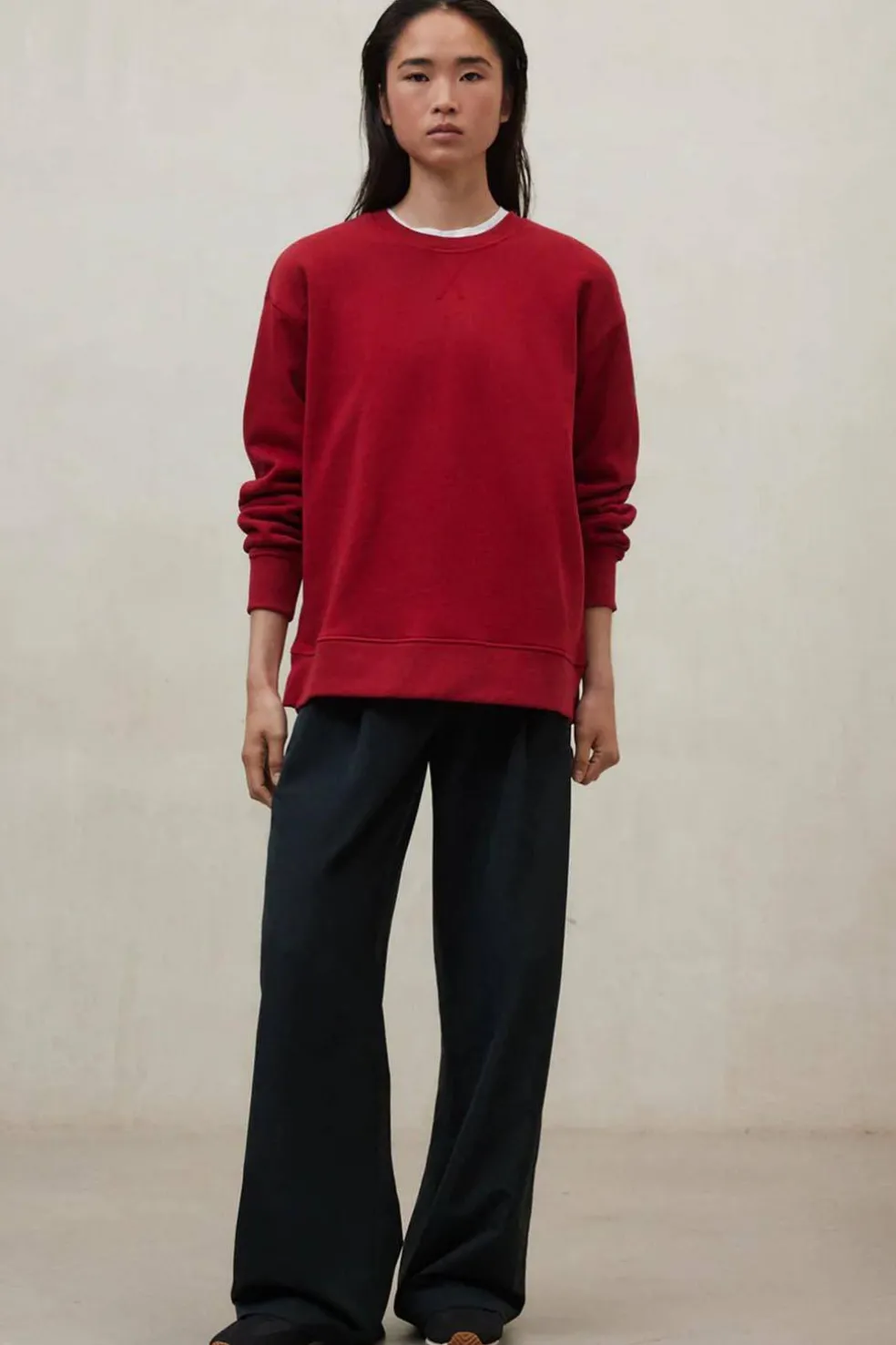 Sudadera Mujer Ecoalf Storm 665 Crimson