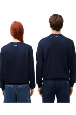 Sudadera Unisex Lacoste SH2736 Azul Marino 166