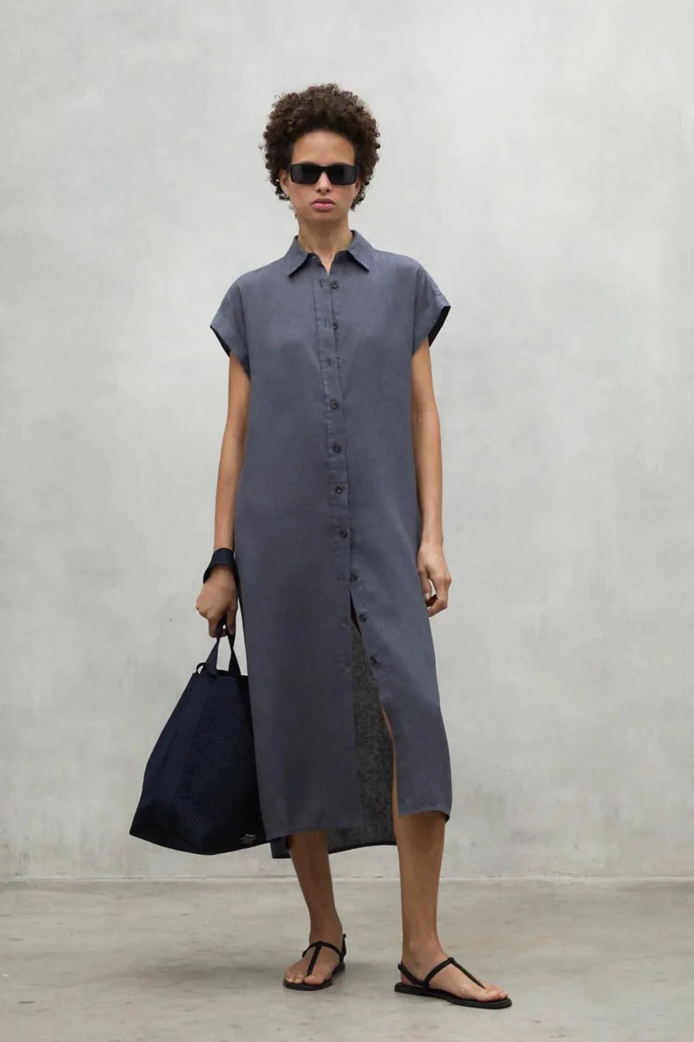 Vestido Mujer Ecoalf Amatista 316 Storm Grey