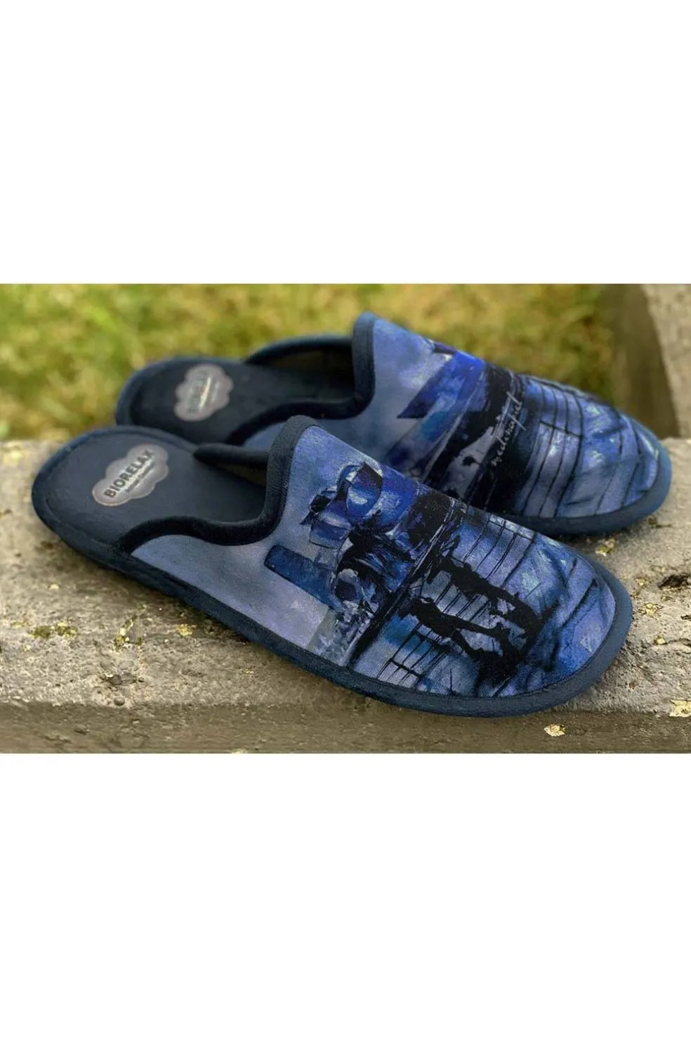 Zapatilla de casa Biorelax 1537 Bilbao Marino