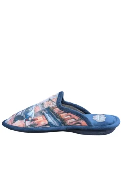 Zapatilla de Casa Hombre Cosdam Biorelax 1455 Grenoble Marino