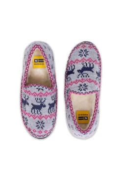 Zapatilla de casa Mujer Nordikas 2000 Renos Marino