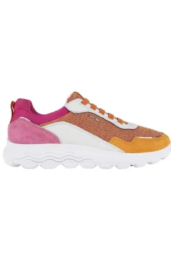 Zapatilla Geox D25NUD Spherica Orange Fucsia