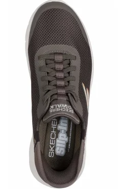 Zapatilla Hombre Skechers GO WALK Flex Hands Up 216324 BRN Brown