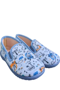 Zapatilla infantil de casa Cosdam 343 azul