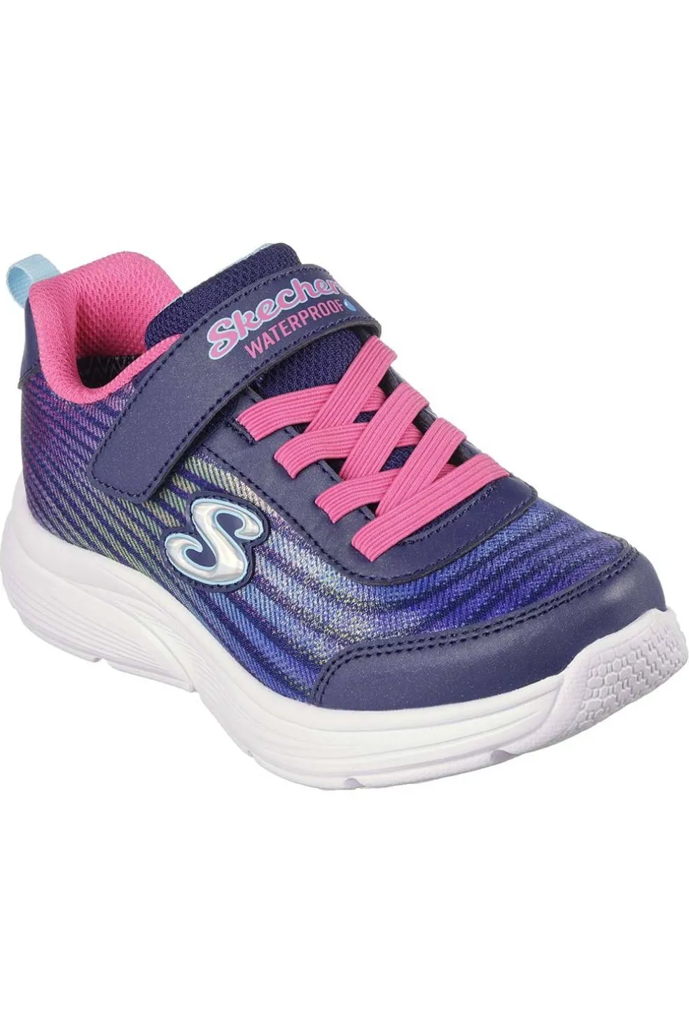Zapatilla Infantil Skechers Wavy Lites Hydro Crush 303393L Navy Multi