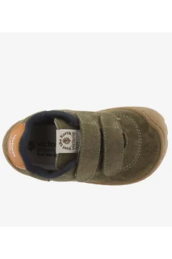Zapatilla Infantil Victoria Bosco tiras Barefoot serraje 1370118 kaki