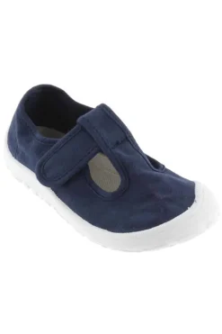 Zapatilla Infantil Victoria bosco barefoot lona 1370108 marino