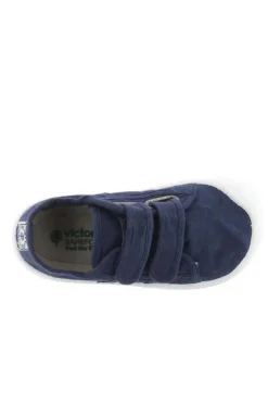 Zapatilla Infantil Victoria bosco barefoot lona 1370111 marino