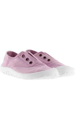 Zapatilla Infantil Victoria bosco barefoot inglesa lona 1370110 petalo