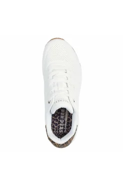 Zapatilla Mujer Skechers UNO Jungle Nite 177093 WHLD White Leopard