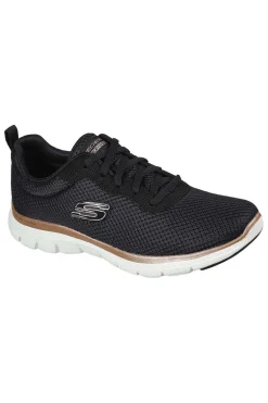 Zapatilla mujer Skechers flex appeal 4.0 brilliant view 149303 black rose gold
