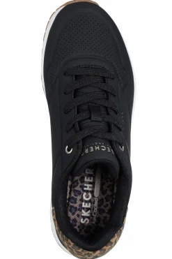 Zapatilla Mujer Skechers UNO Jungle Nite 177093 BKLD Black Leopard