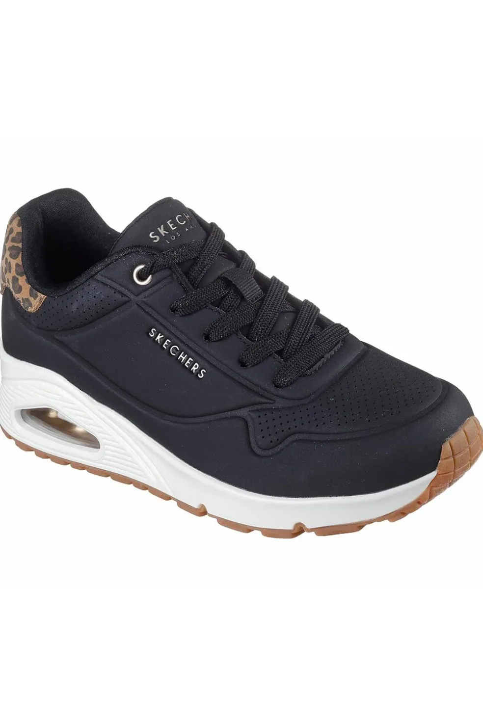 Zapatilla Mujer Skechers UNO Jungle Nite 177093 BKLD Black Leopard