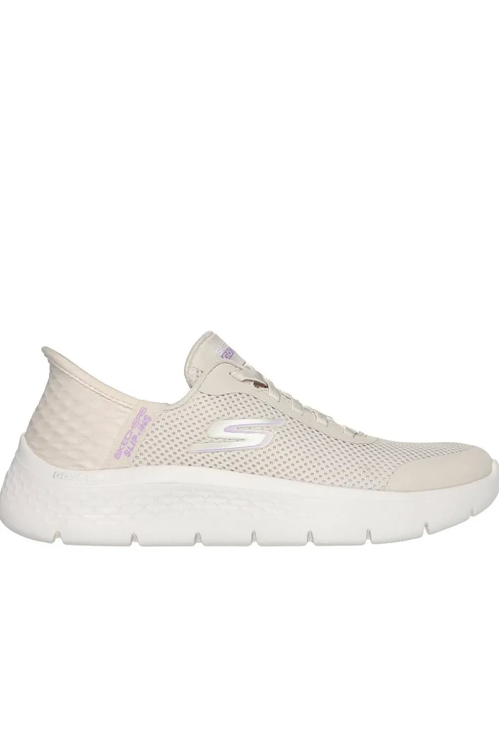 Zapatilla Mujer Skechers Go Walk Flex Grand Entry 124836 OFWT Off White