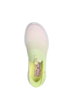 Zapatilla Mujer Skechers Slip ins Ultra Flex 3.0 beauty blend 150183 amarillo rosa